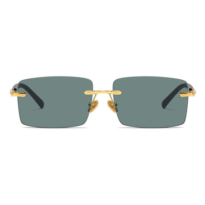 Mode Randlose Kristall Sonnenbrillen für Männer und Frauen
